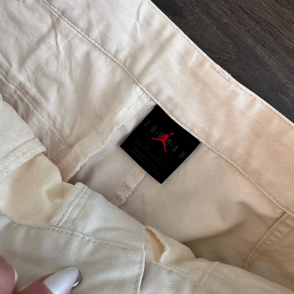 Nike JORDAN Cream Ivory Utility Cargo Pants XS - Picture 5 of 6